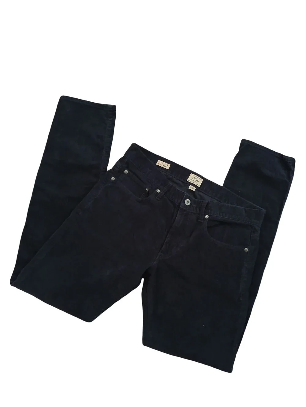 J.Crew Navy Corduroy Pants W31 L32 Style 484 Cotton Stretch Men